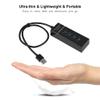 4 Port USB3.0 HUB for USB Expansion, Mini Portable Hub Charging Dock Station 5Gbps Charging Hub Adapter Chromebook, Notebook,Smartphones,for XP/Vista,for OS/Linux view 4