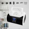 HANNLOMAX HX-509R Portable Radio, Bluetooth, USB/SD Port (White) view 3