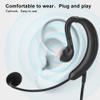 S erounder Call Center Headset, Single-Sided Ear-Hook USB Customer Service Headphones Telephone Communication Earphone with Mic Supports Volume Adjustment for Skype, Professional, view 2