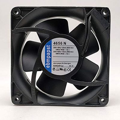 for ebmpapst TYP 4656N 220V 19W 12038 12CM Metal high Temperature Resistant Cooling Fan