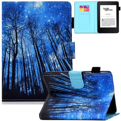 Artyond Case for Kindle Paperwhite, PU Leather Folio Card Slots Case with Auto Sleep/Wake Cover for Amazon Kindle Paperwhite 123 (Fits All 2012, 2013, 2015 and 2016 Versions), Sky Forest