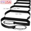 ISOP Extension Ladder 10 ft Made in USA | Nylon Rope Ladder with Spring Hooks - Lightweight Durable and Compact - Holds up to 1200 lbs. | Emergency Escape Equipment view 2