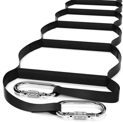 ISOP Emergency Escape Ladder 2 Story 16ft | Made in USA Reusable Rope Ladder | Snap Hooks Included - Lightweight & Durable up to 470 lbs. | Emergency Equipment | Climbing Ladders for Adults