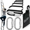 ISOP Emergency Escape Ladder 2 Story 16ft | Made in USA Reusable Rope Ladder | Snap Hooks Included - Lightweight & Durable up to 470 lbs. | Emergency Equipment | Climbing Ladders for Adults view 4