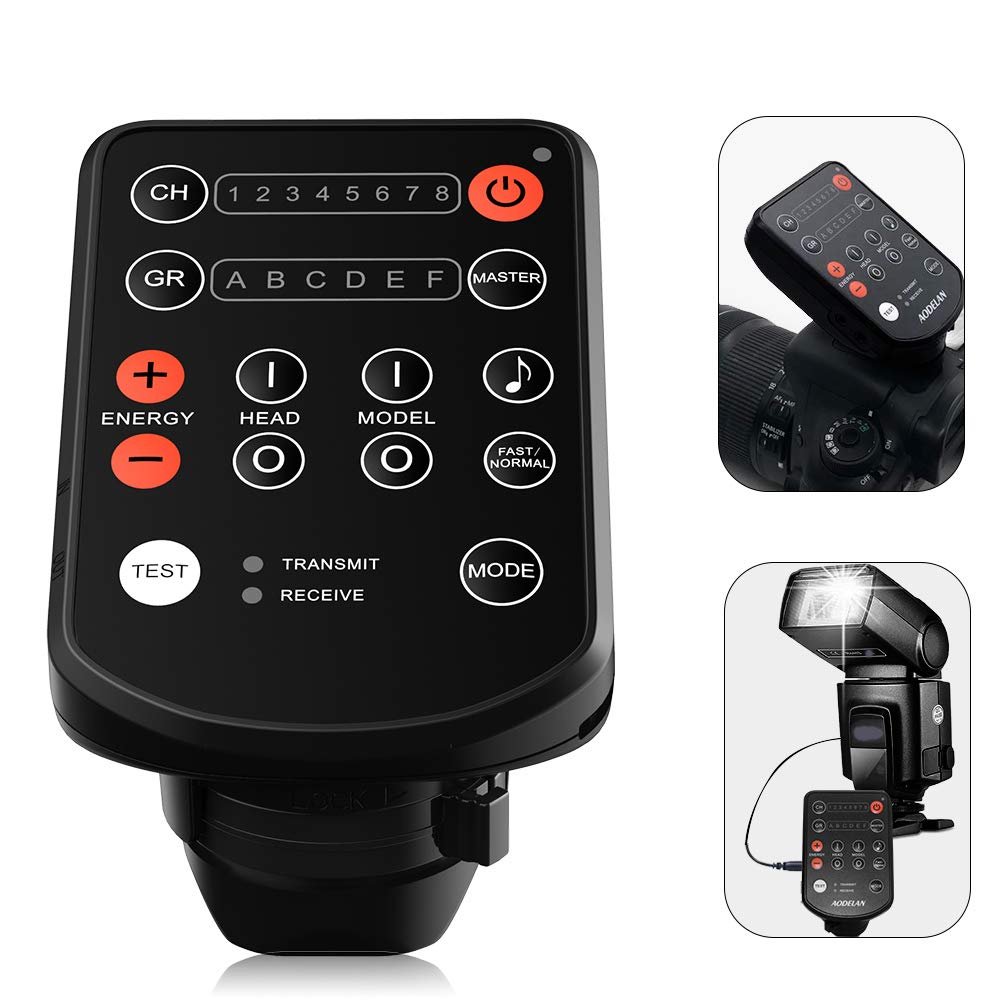 AODELAN Wireless Flash Trigger for Canon, for Sony, for Nikon, for Olympus,for Fujifilm,for Panasonic, for Samsung; Compatible Profoto Air Remote