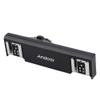 Andoer Dual Hot Shoe Flash Light Speedlite Bracket Splitter for Canon 7DII 70D 5DR 5DRS 5DIII 6D DSLR Camera Camcorder view 3