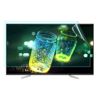 WLWLEO 32-75 Inch Anti Blue Light Screen Protector Film Matte TV Monitor Screen Protector Anti Reflectivee Anti Glare Reduce Eye Fatigue for LCD LED OLED HDTV Screen,75" 1645X930mm
