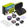 Phone, Phone Lens kit- Lens + Macro Lens + Wide Angle Lens+Zoom Lens + Polarization Lens+ Starlight Lens,Clip on Cell Phone Lens Kits for Smartphones view 1