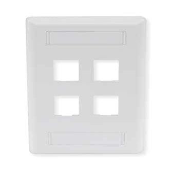 Faceplate, 4 Port