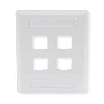 Faceplate, 4 Port