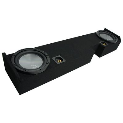 Harmony Audio HA-A102 Bundle Compatible with Ford F250 F350 01-14 Ext Super Cab Truck Dual 10" Sub Box Enclosure