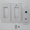 RiteAV - 1 Port SC/APC Simplex Fiber 1 Port Cat6 Ethernet Screwless Decorative Wall Plate Includes a 20 Meter SC/APC Singlemode Simplex Cable view 2