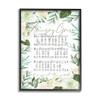 Stupell Industries Amazing Grace Sheet Music Green Floral Border view 1