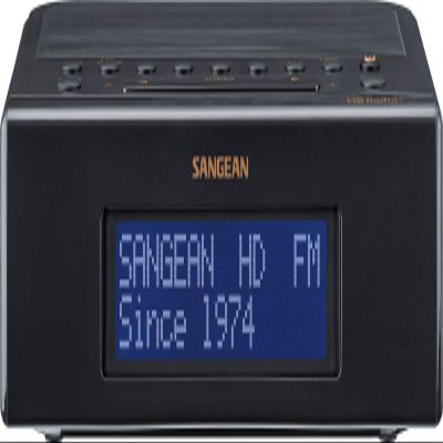 SANGEAN SG-114 AM/FM-RBDS Digital Tuning Clock Radio with USB Phone Charging