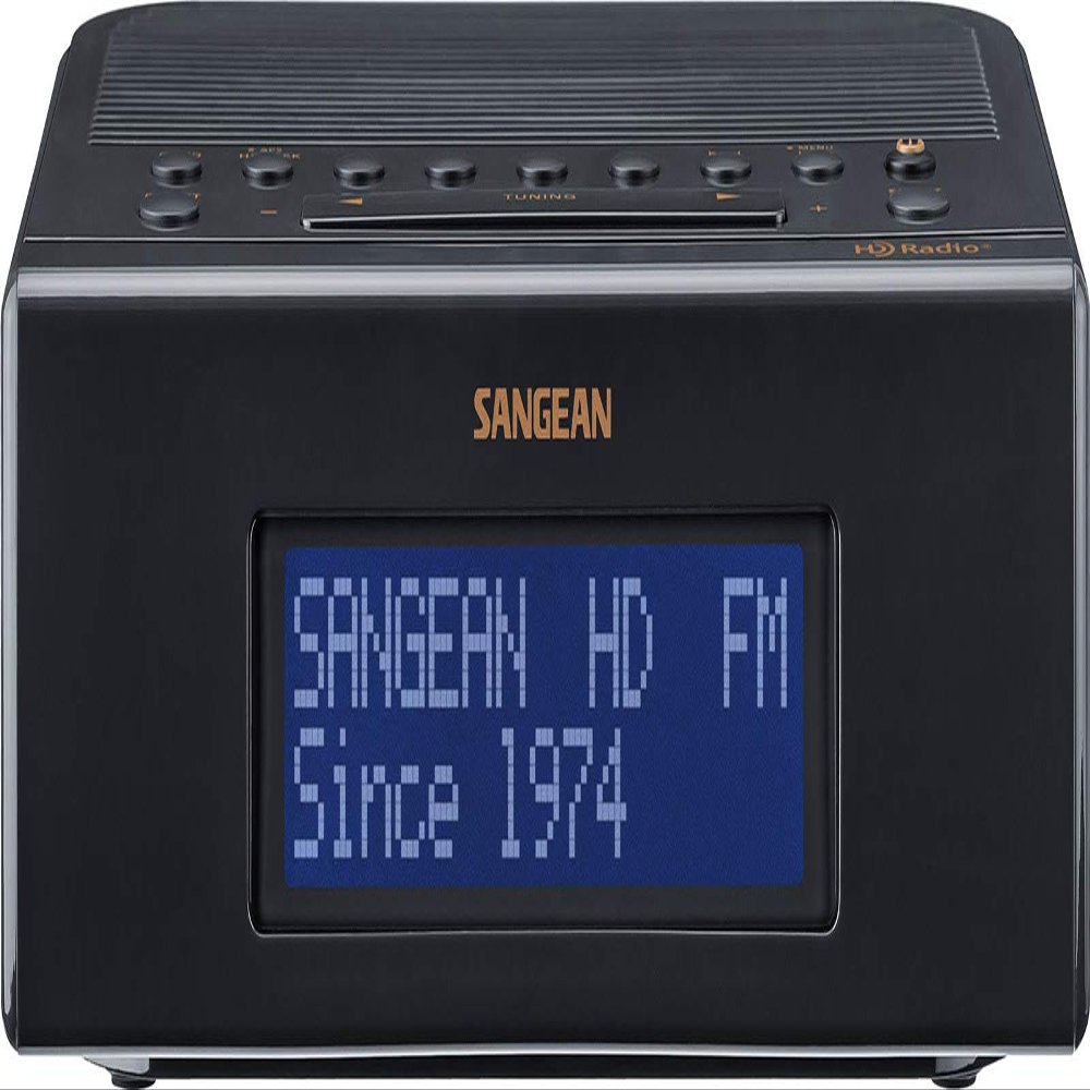 SANGEAN SG-114 AM/FM-RBDS Digital Tuning Clock Radio with USB Phone Charging