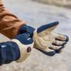 Fieldsheer Blacksmith Heated Work Gloves - Waterproof, 500D Fabric Shell, Wrist Cinch, Reinforced Palm, and Control Button, Light Tan - Small view 2