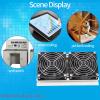 Oumefar Dual-core Thermoelectric Peltier Cooling System Semiconductor Refrigeration Cooler Kit with Power for Plate Cooling Pet Bed Cooling etc view 3