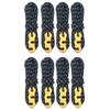 Azarxis Reflective Cord Pack, Tent Guyline Rope High-Strength Lightweight 13ft per Piece with Aluminum Cord Adjuster for Tying Down Tarps, Camping Tent, Outdoor Packaging (Black - 8 Pack - 3mm) view 1