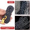 Azarxis Reflective Cord Pack, Tent Guyline Rope High-Strength Lightweight 13ft per Piece with Aluminum Cord Adjuster for Tying Down Tarps, Camping Tent, Outdoor Packaging (Black - 8 Pack - 3mm) view 3