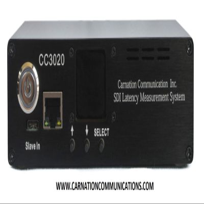 Carnation Communications Inc. CC3020 SDI/HDSDI/4K 1.5G/3G/6G Video Delay Latency Measurement/Test/Analysis