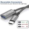 USB C to USB 3.0 Adapter (6.6ft),USB Type C Male to USB 3.0 Female OTG Cable Thunderbolt3 to USB Adapter for iPhone 17 16 15 Pro/Pro Max/Air/Plus, iPad MacBook Pro/Air 2023, Galaxy S25 24 23 22 21 view 3