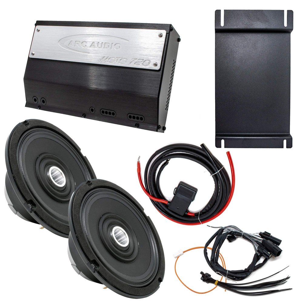 Arc Audio MPAK-14HD Motorcycle HD Horn Speaker Kit - Fits 2014+ HD Street Glide and Road Glide Motorcycles