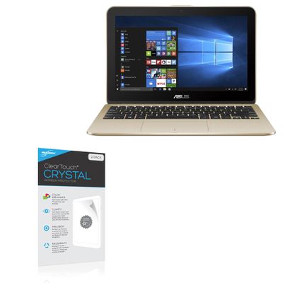 BoxWave Screen Protector Compatible With ASUS VivoBook Flip 12 TP203NAH - ClearTouch Crystal (2-Pack), HD Film Skin - Shields From Scratches