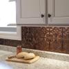 FASDE Traditional Style/Pattern 1 Decorative Vinyl 18in x 24in Backsplash Panel in Oil-Rubbed Bronze (5 Pack) view 2