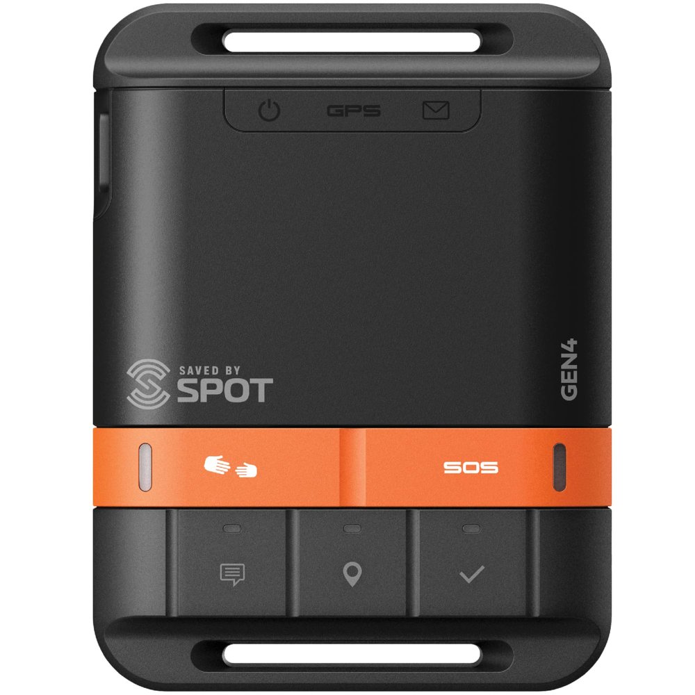 Spot Gen 4 Satellite GPS Messenger | Handheld Portable GPS Messenger for Hiking, Camping, Outdoor Activities | Globalstar Satellite Network Coverage | Subscription Applicable