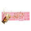 Keyboard Cover for Dell Latitude 5000 5500 5501 5510 5511 15.6" /Dell Precision 3540 3541 Laptop(with Point) Keyboard Cover Skin-Pink view 4