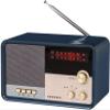 Crosley CR3036D-NV Tribute Vintage AM/FM Bluetooth Radio, Navy view 2