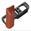 WEPOTO GRIII GR3 GRIIIX GR3X Hand Grip Quick Release Plate Compatible with Ricoh GRIII GR3 GRIIIX GR3X Camera -Aluminium Padauk (GP-GR3) view 1