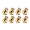 8 Pcs Speaker Isolation Copper Speaker Suspension Spikes Isolation Stands Foot Base Pad Sound Boxes Speaker Base pad view 1