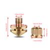 8 Pcs Speaker Isolation Copper Speaker Suspension Spikes Isolation Stands Foot Base Pad Sound Boxes Speaker Base pad view 3