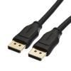 Amazon Basics DisplayPort 1.4 Cable, 32.4Gbps HBR3 High-Speed, 8K@60Hz, 4K@120Hz, Ultra HD, Dynamic HDR and 3D, Gold-Plated Plugs, 3 Foot, Black view 1