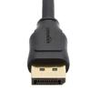 Amazon Basics DisplayPort 1.4 Cable, 32.4Gbps HBR3 High-Speed, 8K@60Hz, 4K@120Hz, Ultra HD, Dynamic HDR and 3D, Gold-Plated Plugs, 3 Foot, Black view 2