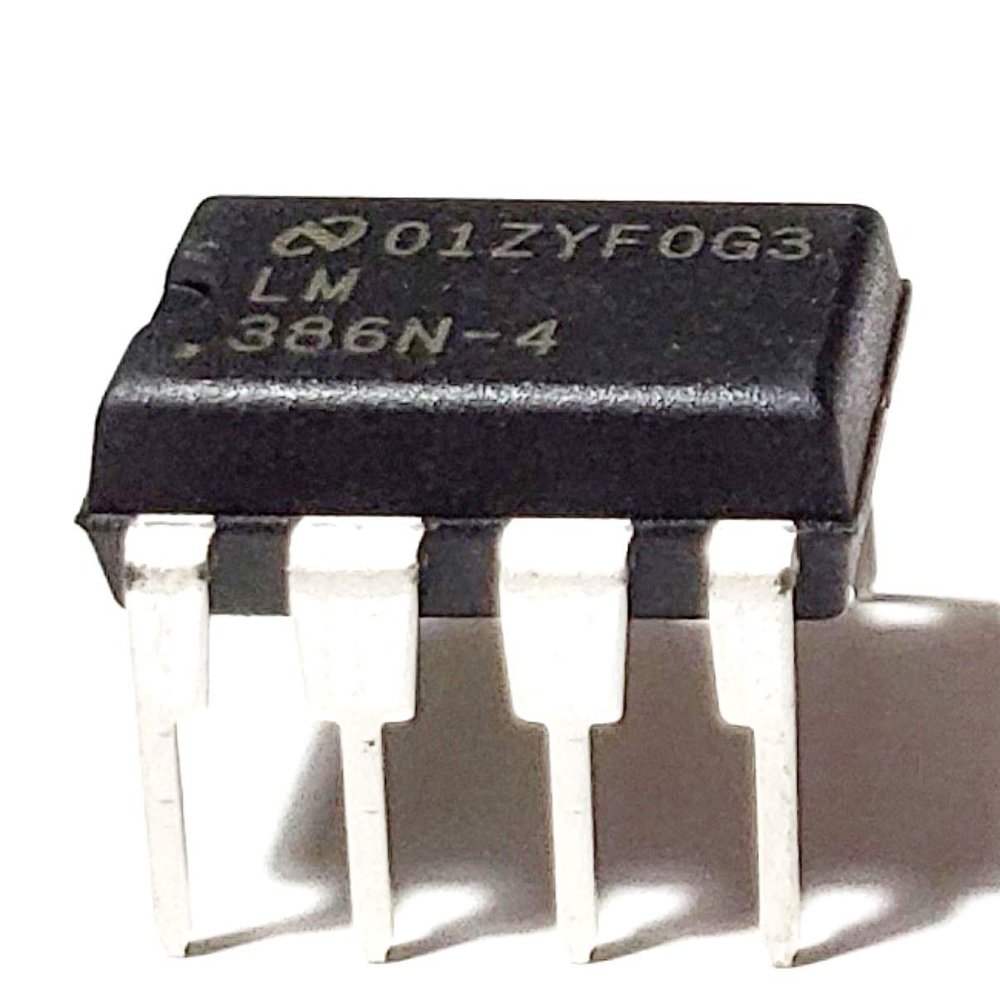 Juried Engineering LM386N-4/NOPB LM386N-4 LM386 Wide Input Voltage Low Power Audio Amplifier with Internal Gain DIP-8 Breadboard-Friendly (Pack of 5)