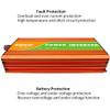 800W Pure Sine Wave Inverter, 12V/24V/48V DC to 110V/220V AC, Power Converter with AC Outlet and USB Port, for RV Truck Boat Solar System,Dc 24v view 3