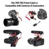 Camera TRS Patch Cable for DJI Mic 2 Accessories, Hollyland Lark M1 M2 150 Max Duo, Rode Wireless GO II/ME/PRO, Boya, Movo, TAKSTAR, SAIREN, Comica Deity Compatible with Nikon, Canon, Sony & More view 2