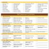 Ultimate RV Equipment Checklist - Reusable Laminated Chart & Double Sided - Never Forget Packing Items 11 inches x 8.5 inches view 2