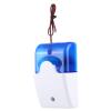 Security Alarm 103 Mini Strobe Siren Durable Home Security Alarm System (Blue) (Color : Blue) view 2