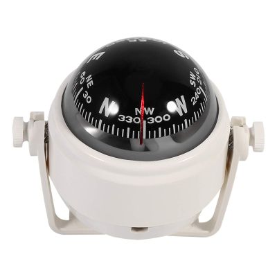 Marine Voyager Bracket Mount Car Dashboard to Indicate The Direction Accurately, Dash Mount Fits for Car Watercraft Boat (White)