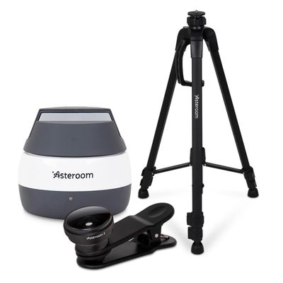 Asteroom 360 Camera 3D Virtual Tour Real Estate Kit - Gear Includes: Tripod, Digital Camera Rotator, Fisheye Cam Lens (Asteroom Phone Case Not Included, Purchased Separately on Amazon)