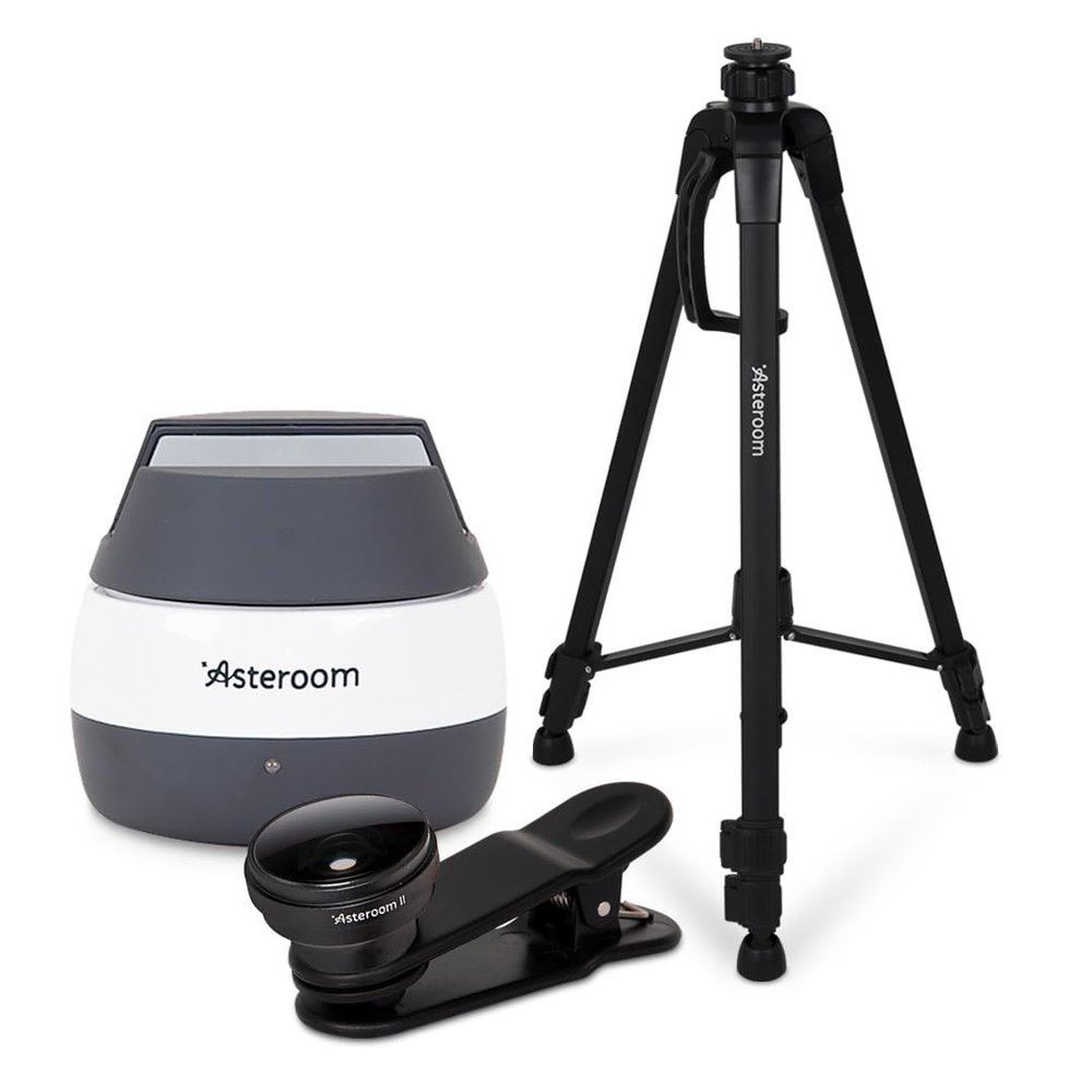 Asteroom 360 Camera 3D Virtual Tour Real Estate Kit - Gear Includes: Tripod, Digital Camera Rotator, Fisheye Cam Lens (Asteroom Phone Case Not Included, Purchased Separately on Amazon)