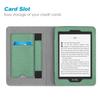 Fintie Stand Case for 6" Kindle Paperwhite (Fits 10th Generation 2018 and All Paperwhite Generations Prior to 2018) - Premium PU Leather Sleeve Cover with Card Slot and Hand Strap, Sage view 4
