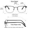 Blue Light Blocking Glasses, Anti Eyestrain, TV Glasses for Women Men, Anti UV, Anti Glare view 4