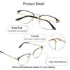 Blue Light Blocking Glasses, Anti Eyestrain, TV Glasses for Women Men, Anti UV, Anti Glare view 2