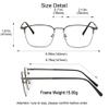 Blue Light Blocking Glasses, Anti Eyestrain, TV Glasses for Women Men, Anti UV, Anti Glare view 3