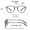 Blue Light Blocking Glasses, Anti Eyestrain, TV Glasses for Women Men, Anti UV, Anti Glare view 4