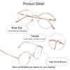 Blue Light Blocking Glasses, Anti Eyestrain, TV Glasses for Women Men, Anti UV, Anti Glare view 3